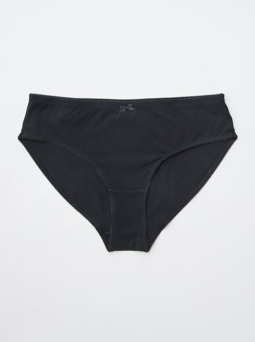 Lot de 3 culottes en coton stretch - Kiabi