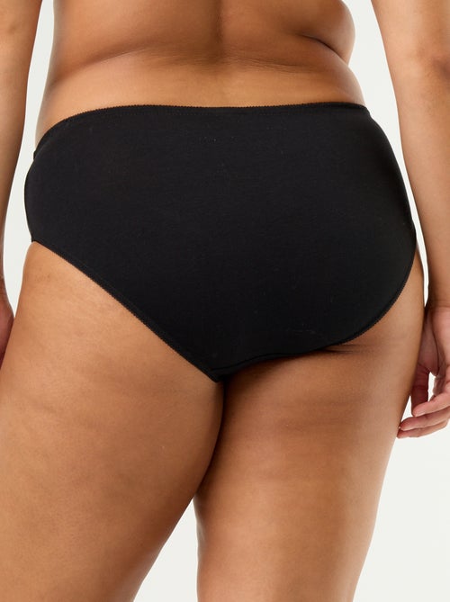 Lot de 3 culottes en coton stretch - Kiabi Lot de 3 culottes en coton stretch - Kiabi