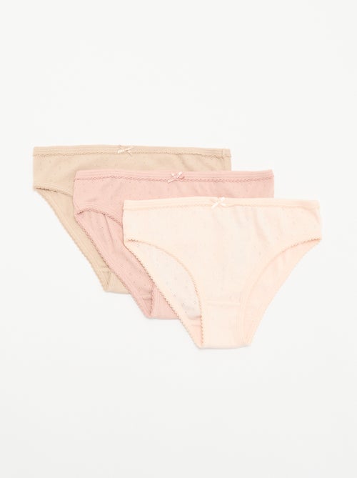 Lot de 3 culottes fantaisies - Kiabi