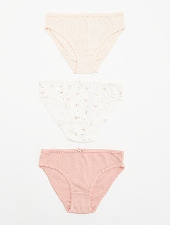 Lot de 3 culottes fantaisies