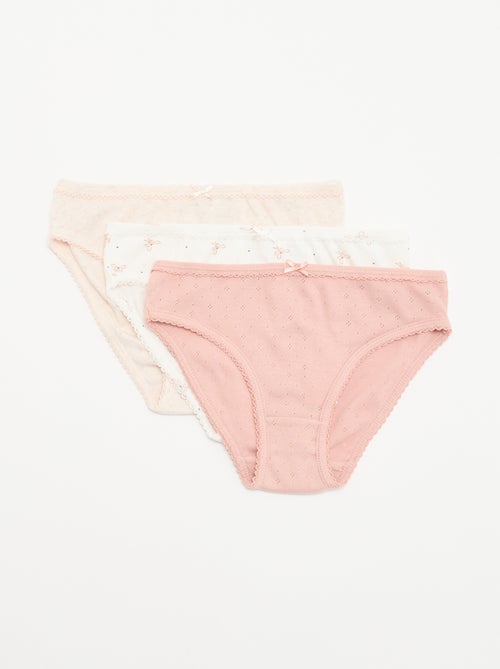 Lot de 3 culottes fantaisies - Kiabi