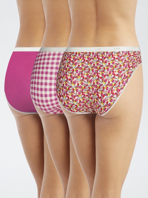 Lot de 3 culottes fantaisies 'DIM' - Kiabi