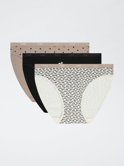 Lot de 3 culottes fantaisies 'DIM' - Kiabi