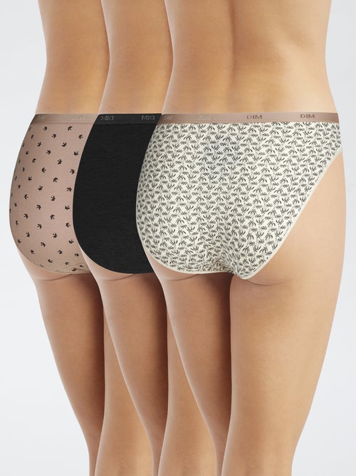 Lot de 3 culottes fantaisies 'DIM' - Kiabi