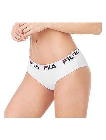 Lot de 3 culottes femme en coton couleur blanche fila
