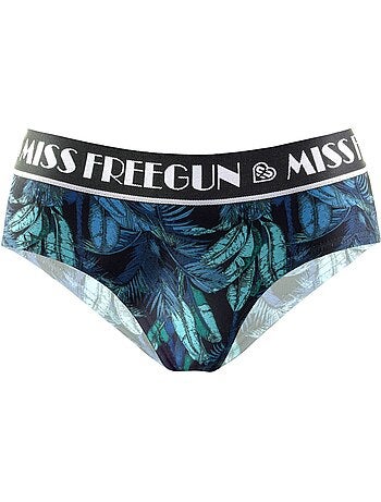 Lot de 3 culottes femme tropical flower freegun