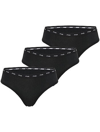 Lot de 3 culottes femme uni fila