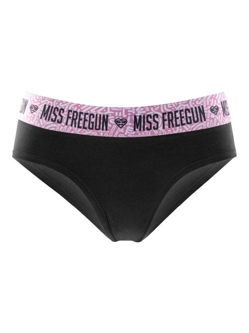 Lot de 3 culottes fille en coton ethnik freegun - Kiabi