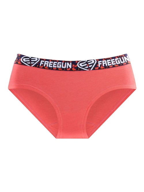 Lot de 3 culottes fille en coton origami freegun - Kiabi