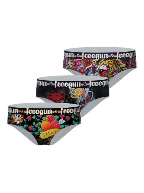 Lot de 3 culottes fille hardy freegun - Kiabi Lot de 3 culottes fille hardy freegun - Kiabi