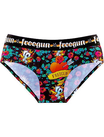 Lot de 3 culottes fille hardy tatoo freegun