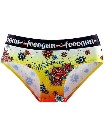 Lot de 3 culottes fille hardy tatoo freegun