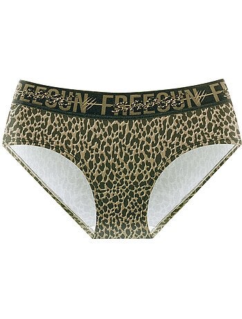 Lot de 3 culottes fille leopard freegun