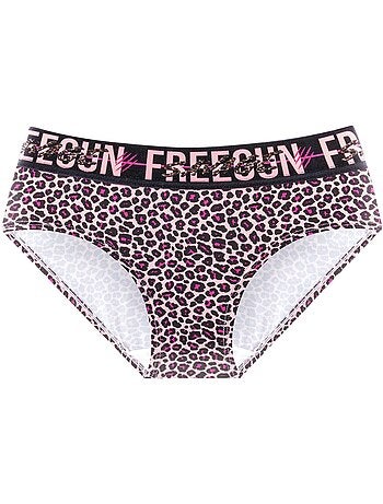 Lot de 3 culottes fille leopard freegun