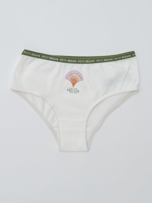 Lot de 3 culottes imprimé 'Petit Béguin' - Kiabi