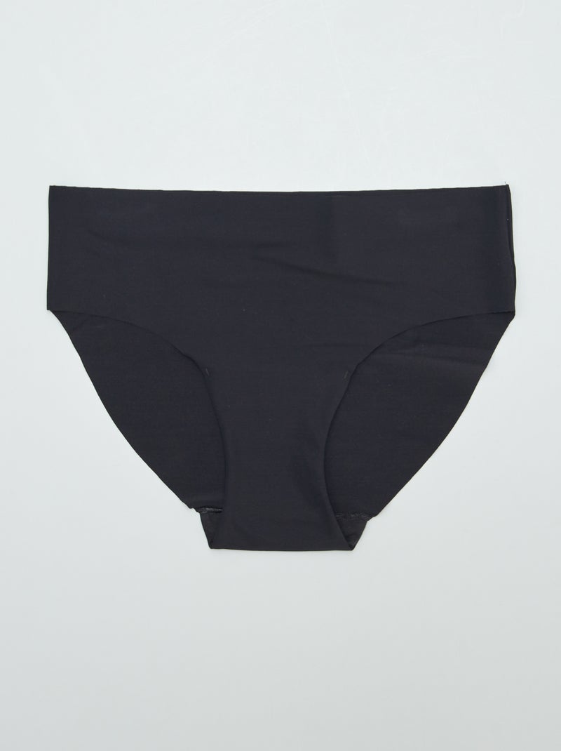 Lot de 3 culottes invisible Noir - Kiabi
