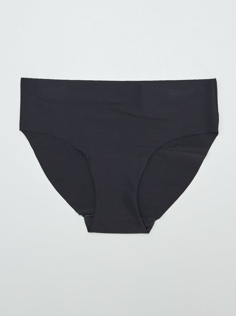 Lot de 3 culottes invisible Noir - Kiabi
