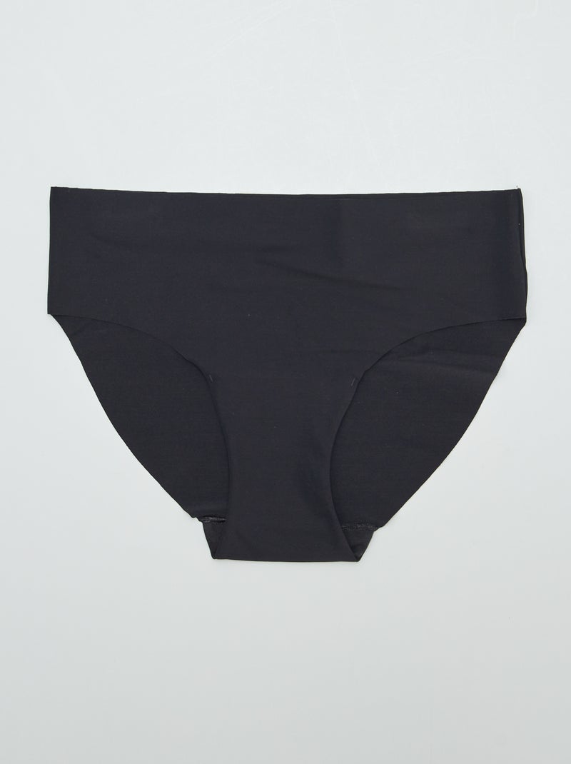 Lot de 3 culottes invisible Noir - Kiabi