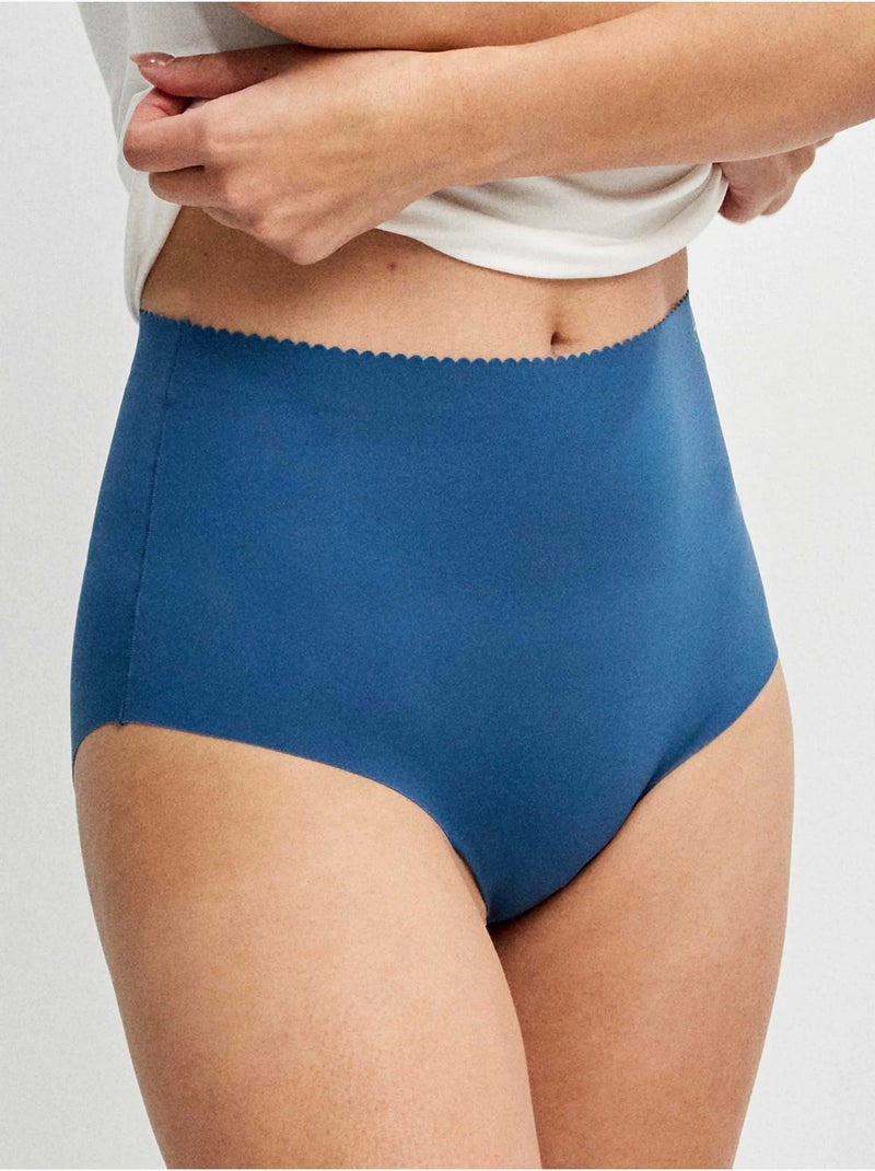 Lot de 3 culottes invisibles sans coutures en microfibre Multicolore - Kiabi