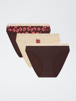 Lot de 3 culottes Les Pockets de 'DIM'