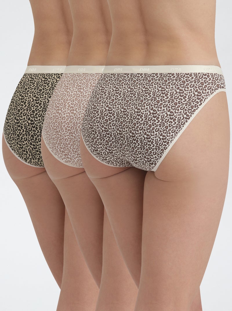 Lot de 3 culottes Les Pockets de 'DIM' Marron - Kiabi