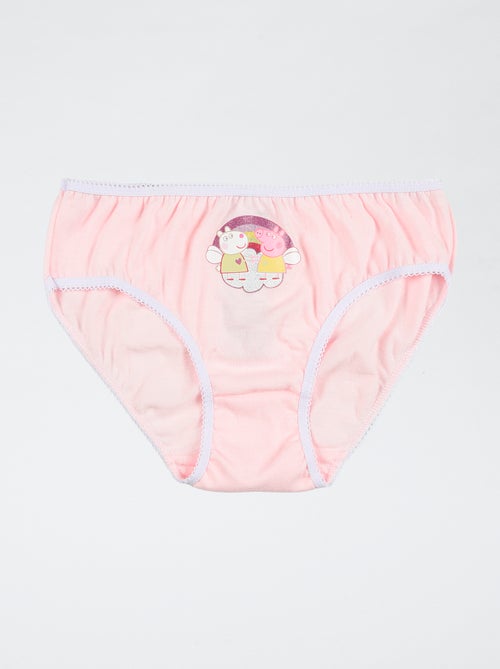 Lot de 3 culottes 'Peppa pig' en coton - Kiabi