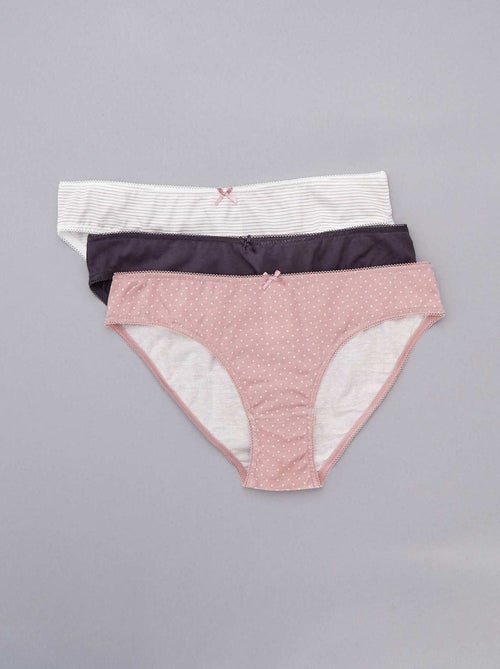 Lot de 3 culottes - Kiabi