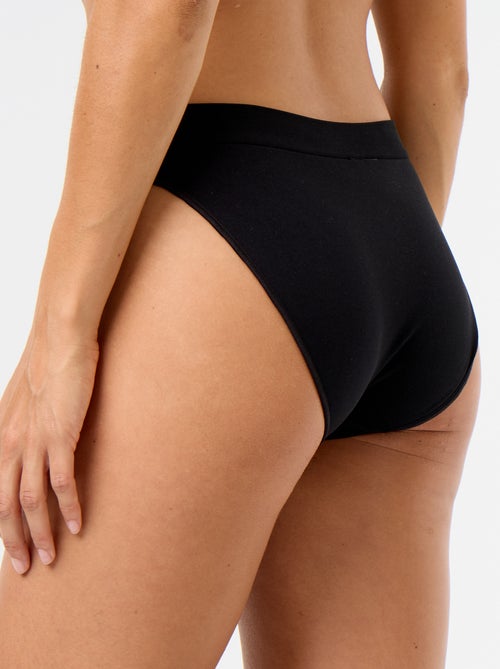Lot de 3 culottes sans coutures - Kiabi Lot de 3 culottes sans coutures - Kiabi