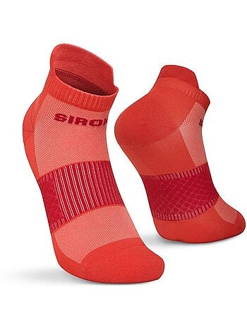 Lot de 3 de chaussettes basses de running fitness homme et femme helix brick