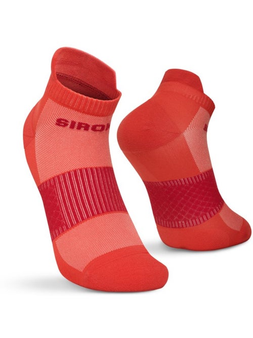 Lot de 3 de chaussettes basses de running fitness homme et femme helix brick - Kiabi