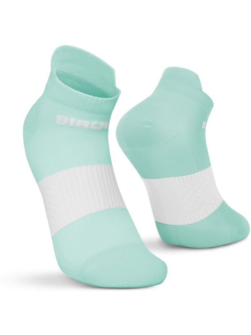 Lot de 3 de chaussettes basses de running fitness homme et femme helix mint Vert - Kiabi
