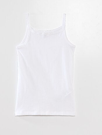 Lot de 3 débardeurs coton