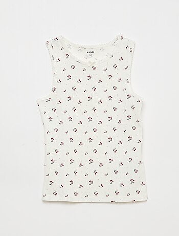 Lot de 3 débardeurs en maille pointelle