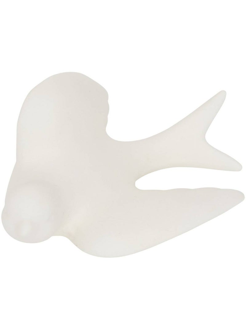 Lot de 3 décorations murales oiseaux en dolomite FLEUR DE ROSE Blanc - Kiabi