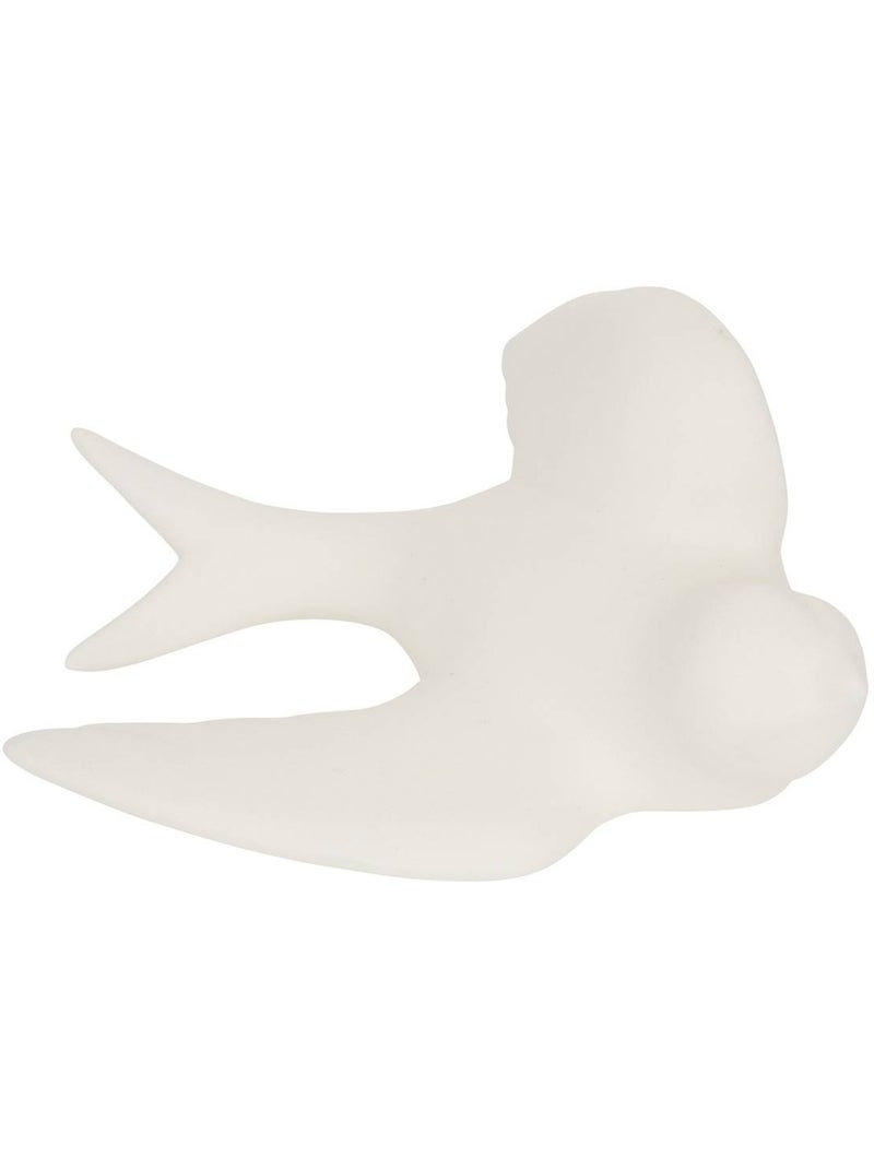 Lot de 3 décorations murales oiseaux en dolomite FLEUR DE ROSE Blanc - Kiabi