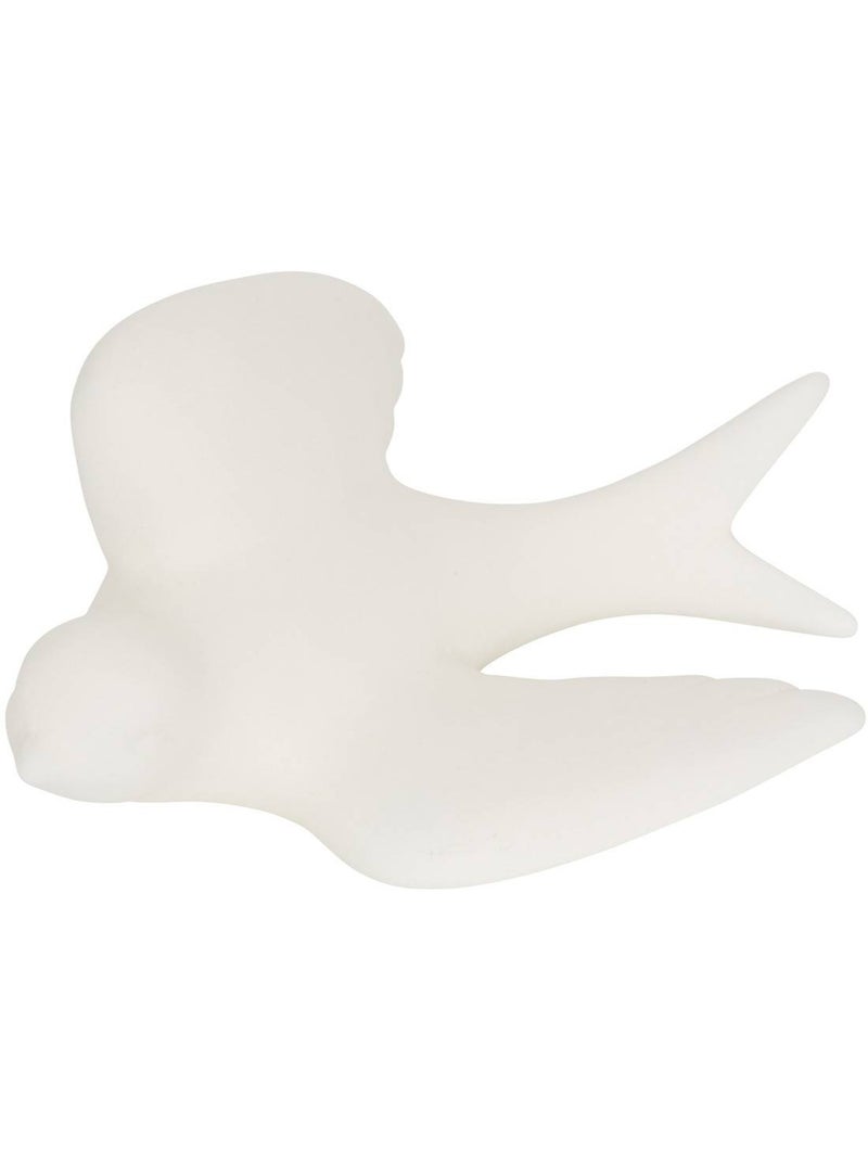 Lot de 3 décorations murales oiseaux en dolomite FLEUR DE ROSE Blanc - Kiabi