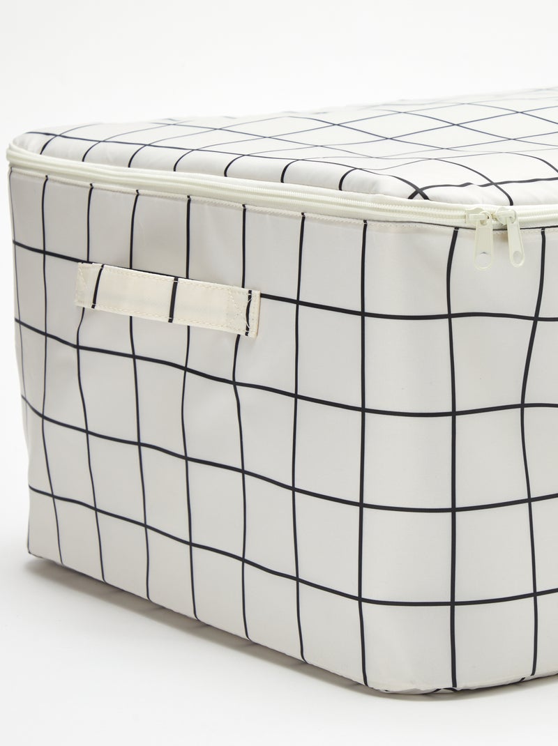 Lot de 3 housses de rangement - Kiabi Home Blanc - Kiabi