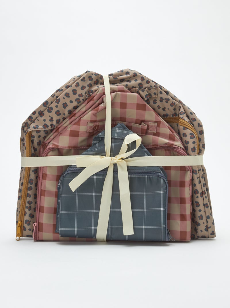 Lot de 3 housses de rangement - Kiabi Home Multicolor - Kiabi