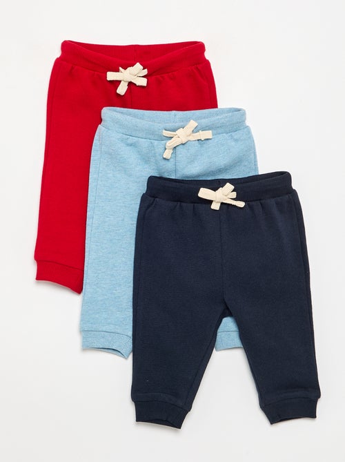 Lot de 3 jogging en French Terry - Kiabi
