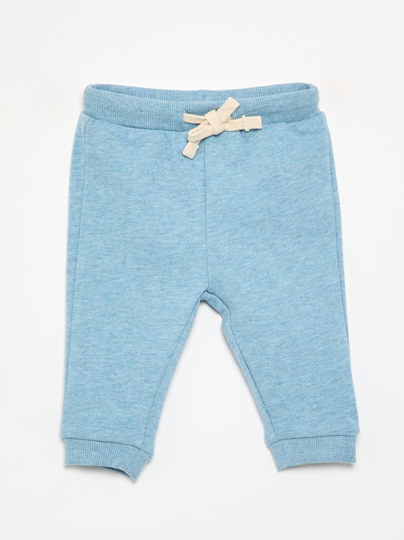 Lot de 3 jogging en French Terry Bleu - Kiabi