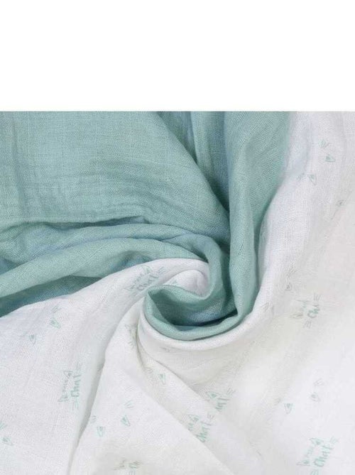 Lot de 3 langes bébé motif chats - Kiabi