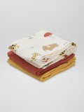 Lot de 3 langes BEIGE - Kiabi