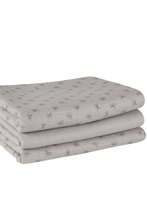 Lot de 3 langes en coton bio - ROBA 'Lil planet' - Kiabi