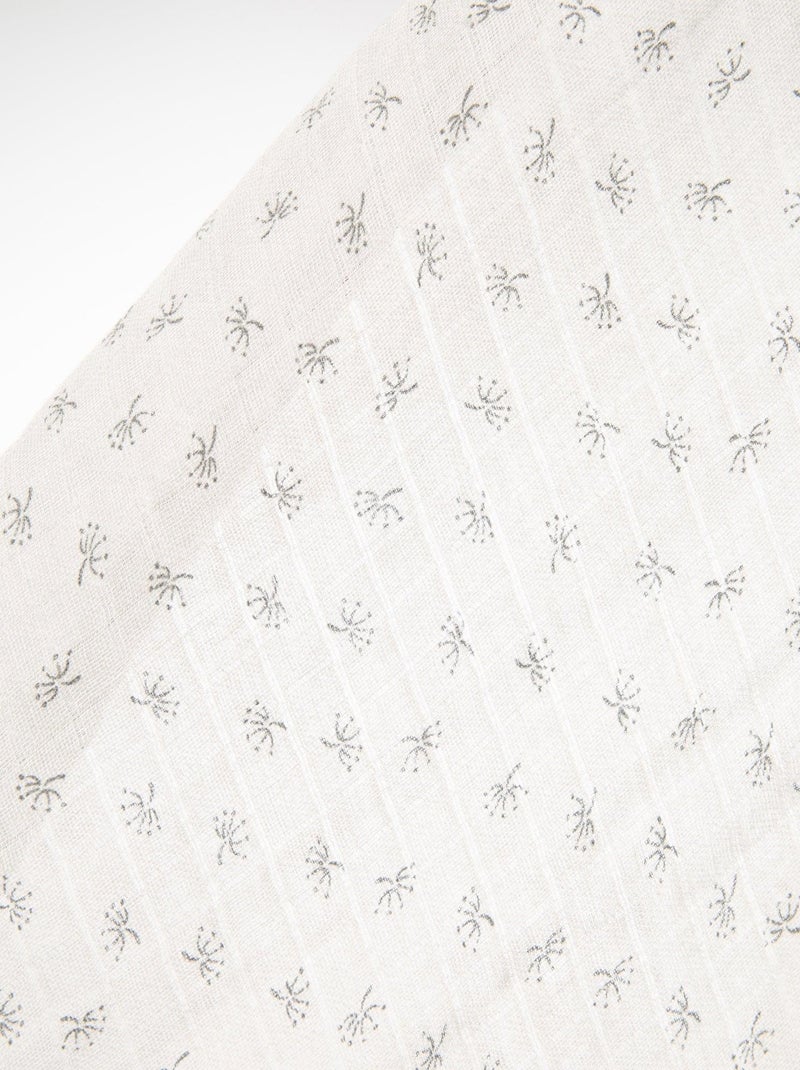 Lot de 3 langes en coton bio - ROBA 'Lil planet' Gris - Kiabi