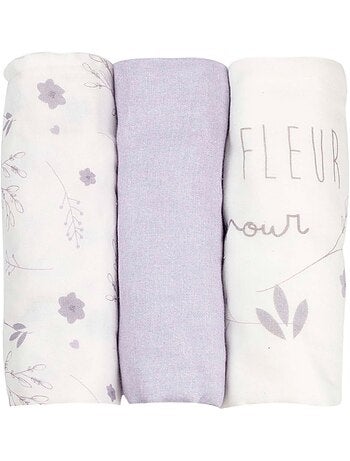 Lot de 3 langes
