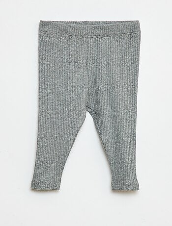 Lot de 3 leggings côtelés