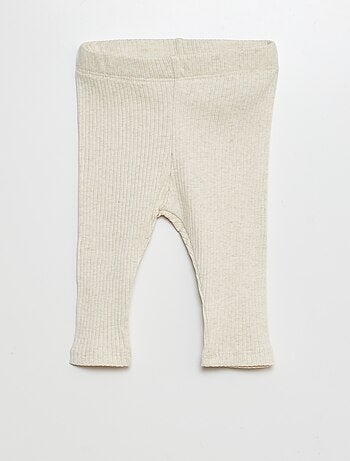 Lot de 3 leggings côtelés