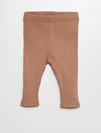 Lot de 3 leggings côtelés