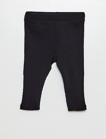 Lot de 3 leggings côtelés