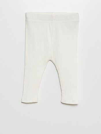 Lot de 3 leggings côtelés